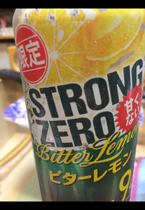 −１９６度Ｃストロングゼロビターレモン缶５００ｍｌの商品写真