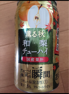 アサヒ　果実の瞬間　薫る秋和梨　缶　３５０ｍｌの商品写真