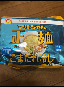 マルちゃん　マルちゃん正麺ごまだれ冷し５食６００ｇの商品写真