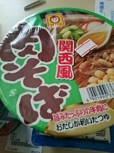 マルちゃん　関西風肉そば　８１ｇの商品写真