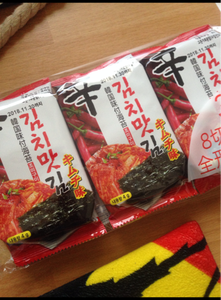マルホ物産　韓国海苔　キムチ風味　６．５ｇ×３のレビュー画像