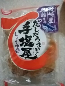 亀田製菓　手塩屋まろやか醤油味　９枚の商品写真