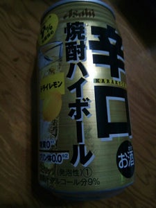 アサヒ　辛口焼酎ハイボールドライレモン缶３５０ｍｌの商品写真