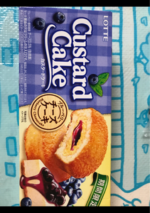 ロッテ　カスタードケーキブルーＢチーズケーキ　６個の商品写真