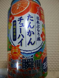 アサヒ　果実の瞬間　沖縄産たんかん　缶　３５０ｍｌの商品写真