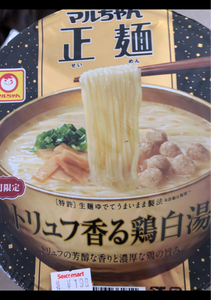 マルちゃん　マルちゃん正麺カップ鶏白湯　１０７ｇの商品写真