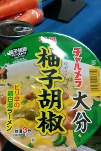 チャルメラどんぶり大分柚子胡椒鶏白湯ラーメン８１ｇの商品写真