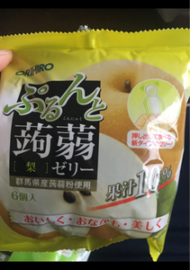 オリヒロ　ぷるんと蒟蒻ゼリー梨　２０ｇ×６の商品写真