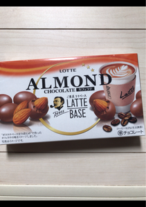 ロッテ　アーモンドチョコレートカフェラテ　７４ｇの商品写真