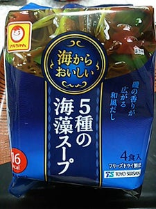 マルちゃん　５種海藻スープ　４Ｐ　２１．６ｇの商品写真