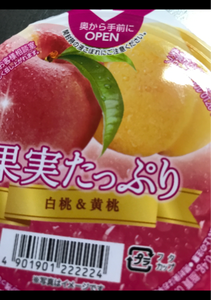 マルハニチロ　果実たっぷり白桃＆黄桃　１９５ｇの商品写真