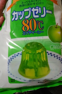 カップゼリー８０℃　青りんご味　１００ｇ×５の商品写真