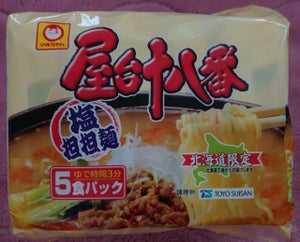 マルちゃん　屋台十八番塩担担麺５食　４８５ｇの商品写真