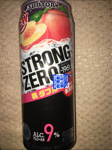 −１９６度Ｃストロングゼロ　桃ダブル缶　５００ｍｌの商品写真