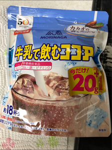 森永製菓　牛乳で飲むココア　２００＋２０ｇの商品写真