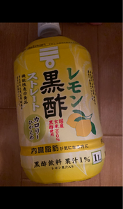 ミツカン　レモン黒酢　ストレート　１Ｌの商品写真