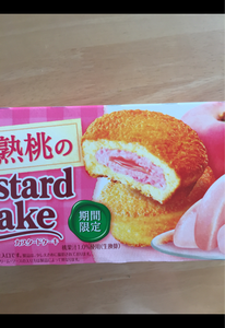 ロッテ　甘熟桃のカスタードケーキ　６個の商品写真