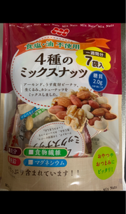 吉田ピーナツ　食塩不使用４種Ｍナッツ７　１２６ｇのレビュー画像