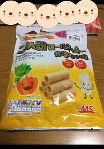 太田油脂　ＭＳこめ粉ロールクッキーかぼちゃ　１０個のレビュー画像