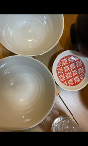 田村陶器　クローバーライン飯碗２色のレビュー画像