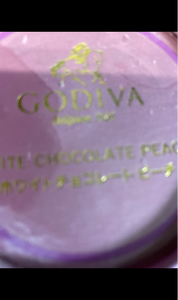 ゴディバ　ホワイトチョコレートピーチ　１２５ｍｌの商品写真