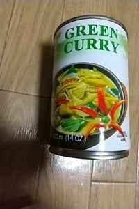 オリエントグルメ　グリーン　カレー　缶　４００ｇの商品写真
