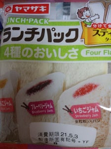 ヤマザキ　ランチパック４種のおいしさ（りんごジャムの商品写真