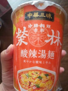 明星　中華三昧タテＢ　赤坂榮林　酸辣湯麺　９９ｇの商品写真
