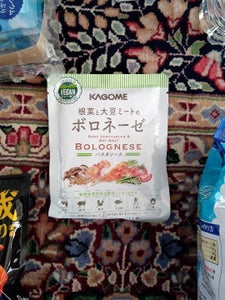 カゴメ　根菜と大豆ミートのボロネーゼ　１４０ｇのレビュー画像