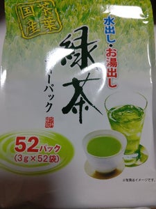 筑邦製茶　緑茶ティーパック　３ｇＸ５２Ｐのレビュー画像
