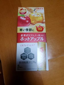 日東　紅茶ポリフェノール入ホットアップル　５袋の商品写真