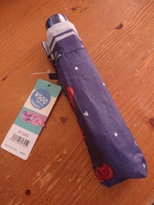 婦人折傘　チェリードットＮＶ　３１３４５の商品写真