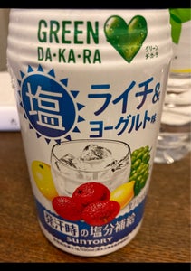 グリ−ンダカラ塩ライチ＆ヨーグルト　缶３５０ｍｌの商品写真