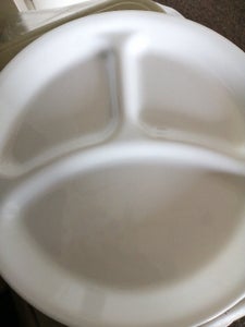 コレール　ランチ皿大　フロストホワイトの商品写真