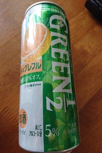 ＧＲＥＥＮ１／２　グレープフルーツ　缶　５００ｍｌの商品写真