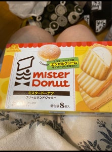 森永製菓　ミスドクリームサンドクッキー　８個の商品写真