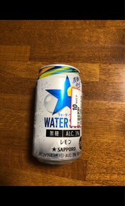 サッポロ　ウォーターサワーレモン　缶　３５０ｍｌの商品写真