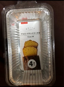 友栄　アルミパウンドケーキ型　Ｍ　４枚の商品写真