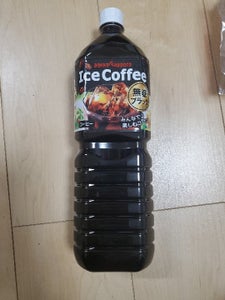アイスコーヒーブラック無糖　ペット　１．５Ｌ×８の商品写真