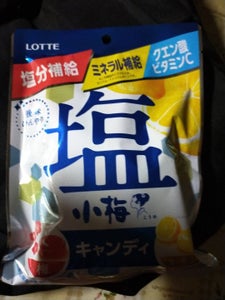 ロッテ　塩小梅　梅＆レモン　袋　８４ｇの商品写真