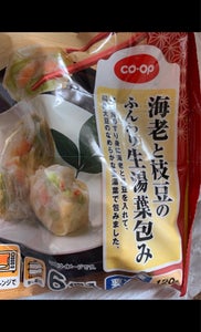 コープ　海老と枝豆のふんわり生湯葉包み２０ｇ×６個の商品写真