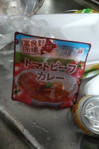 富良野　トマトビーフカレー　袋　２００ｇのレビュー画像