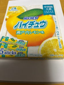 森永　ハイチュウ瀬戸内レモン味　５本の商品写真