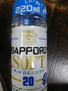 札幌酒精　サッポロソフト２０％　ペット　２２０ｍｌのレビュー画像