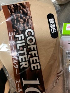 コーヒーフィルター無漂白　１０２　１００Ｐの商品写真