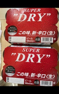 スーパードライ　ＣＰパック　缶　５００ｍｌ×６×４の商品写真