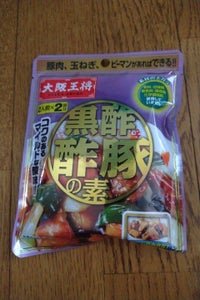 イートアンドフーズ　大阪王将黒酢酢豚の素３２ｇ×２の商品写真