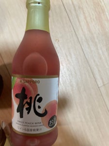 サッポロ　桃のワイン　２００ｍｌの商品写真
