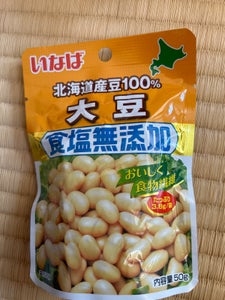 いなば　食塩無添加　北海道大豆　５０ｇの商品写真