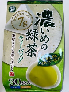 宇治森徳　かおりちゃん濃いめの緑茶ＴＢ　７ｇ×３０の商品写真
